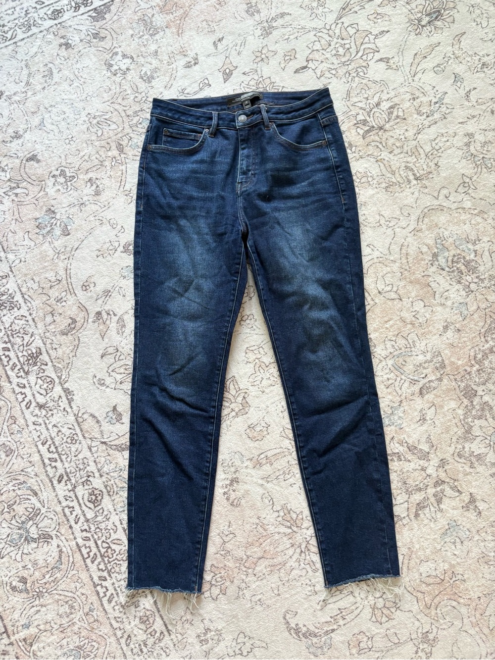 RW&CO. Dark Blue Skinny High-Rise Jeans